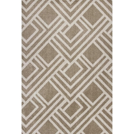 Palacedesigns 5 ft. 3 in. x 7 ft. 7 in. UV-Treated Polypropylene Beige Area Rug PA3654230